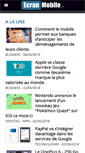 Mobile Screenshot of ecranmobile.fr